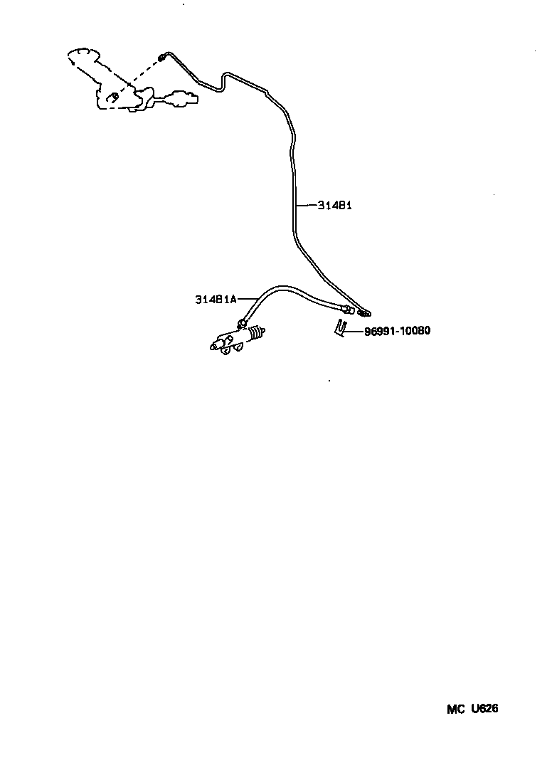 31301-30260 PEDAL SUB-ASSY, CLUTCH product image