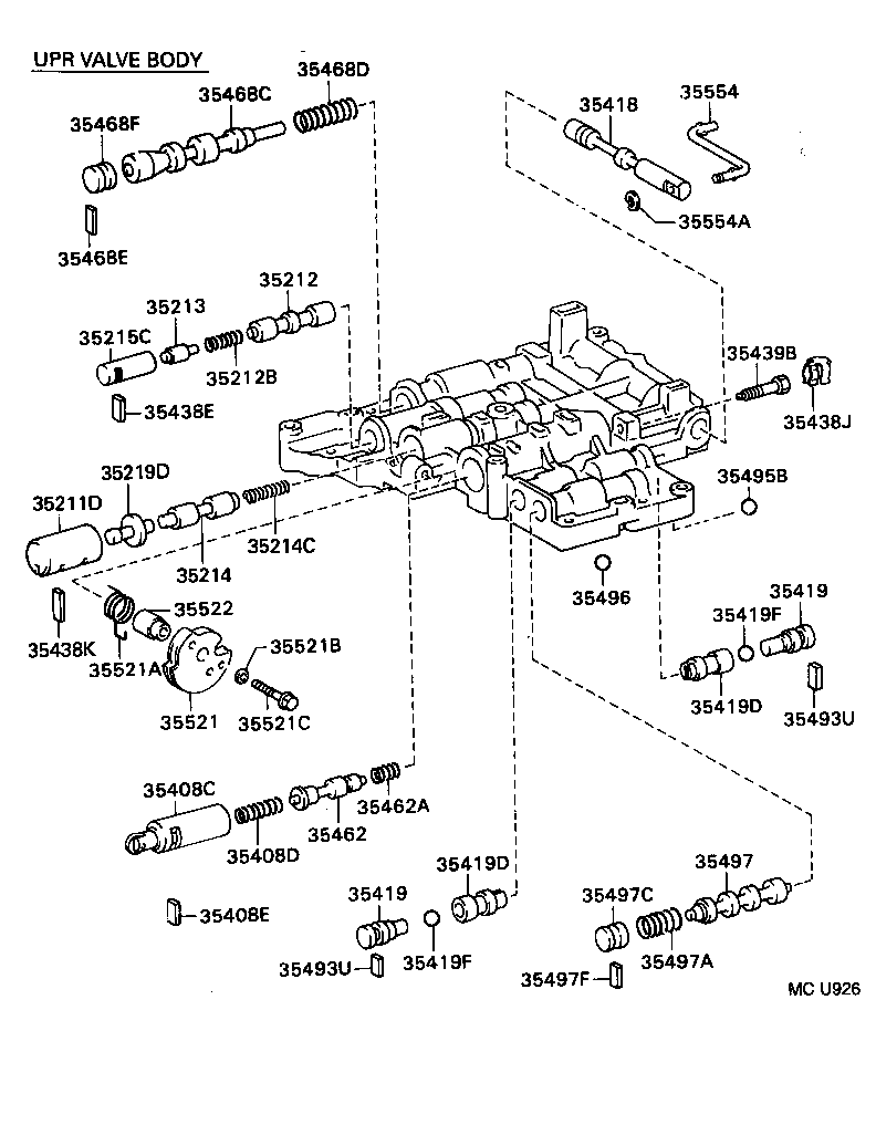 35410-44010 BODY ASSY, TRANSMISSION VALVE product image