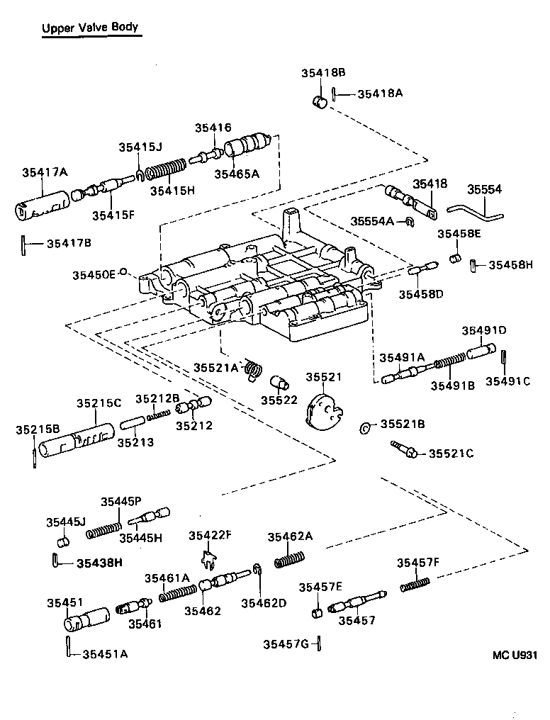 35410-44010 BODY ASSY, TRANSMISSION VALVE product image