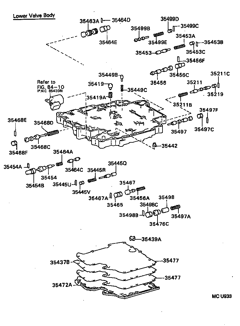 35410-44010 BODY ASSY, TRANSMISSION VALVE product image