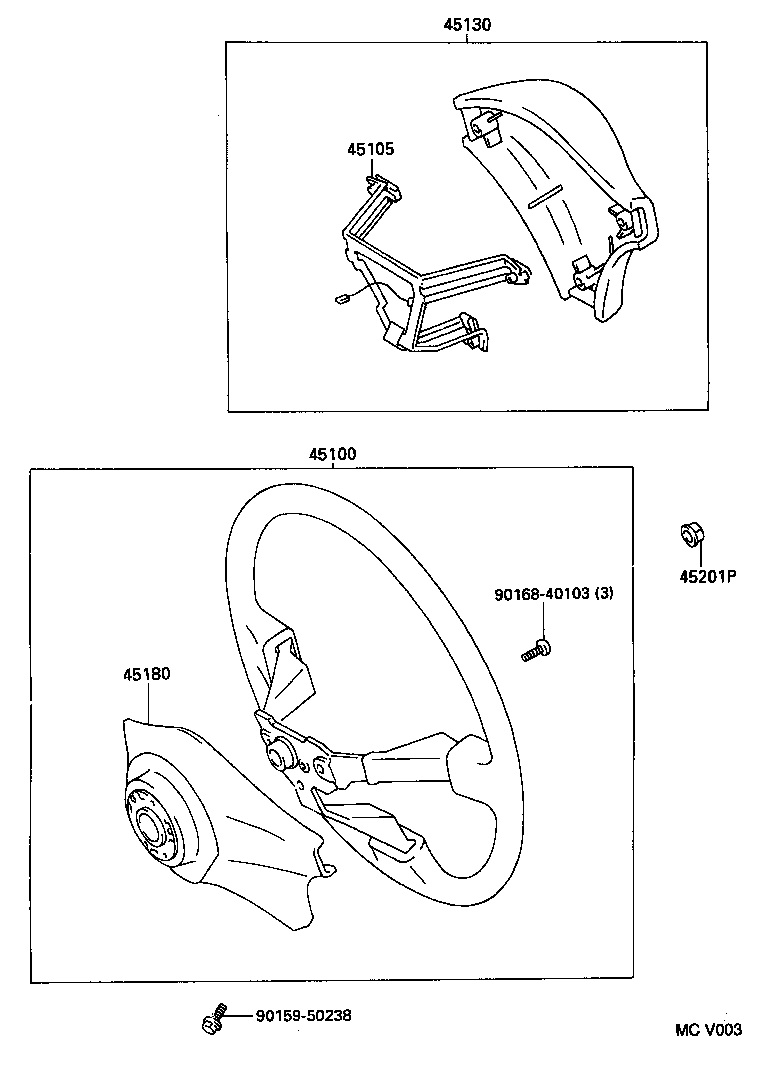 45140-12010 BUTTON ASSY, HORN product image