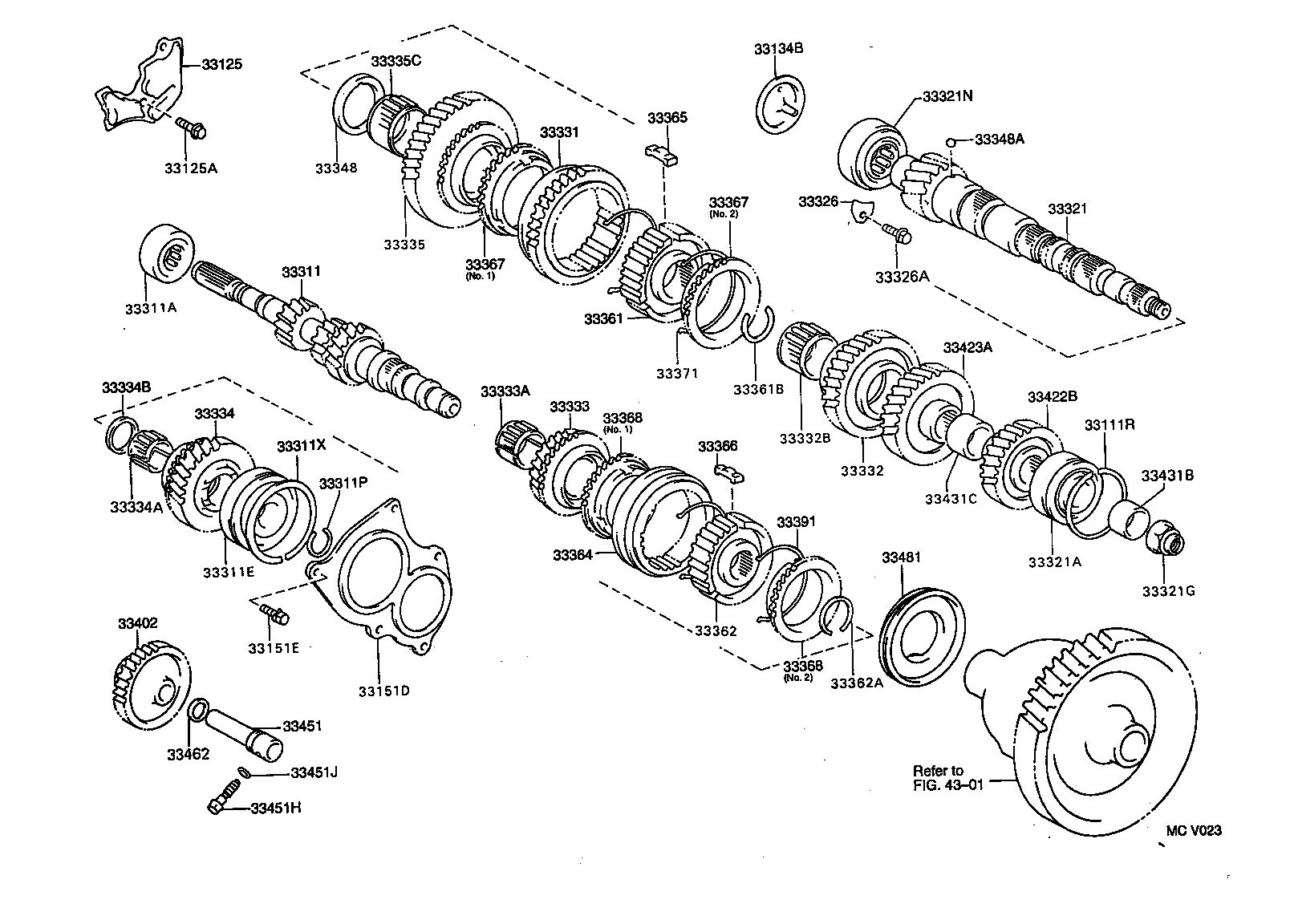 33321-10110 SHAFT, OUTPUT product image