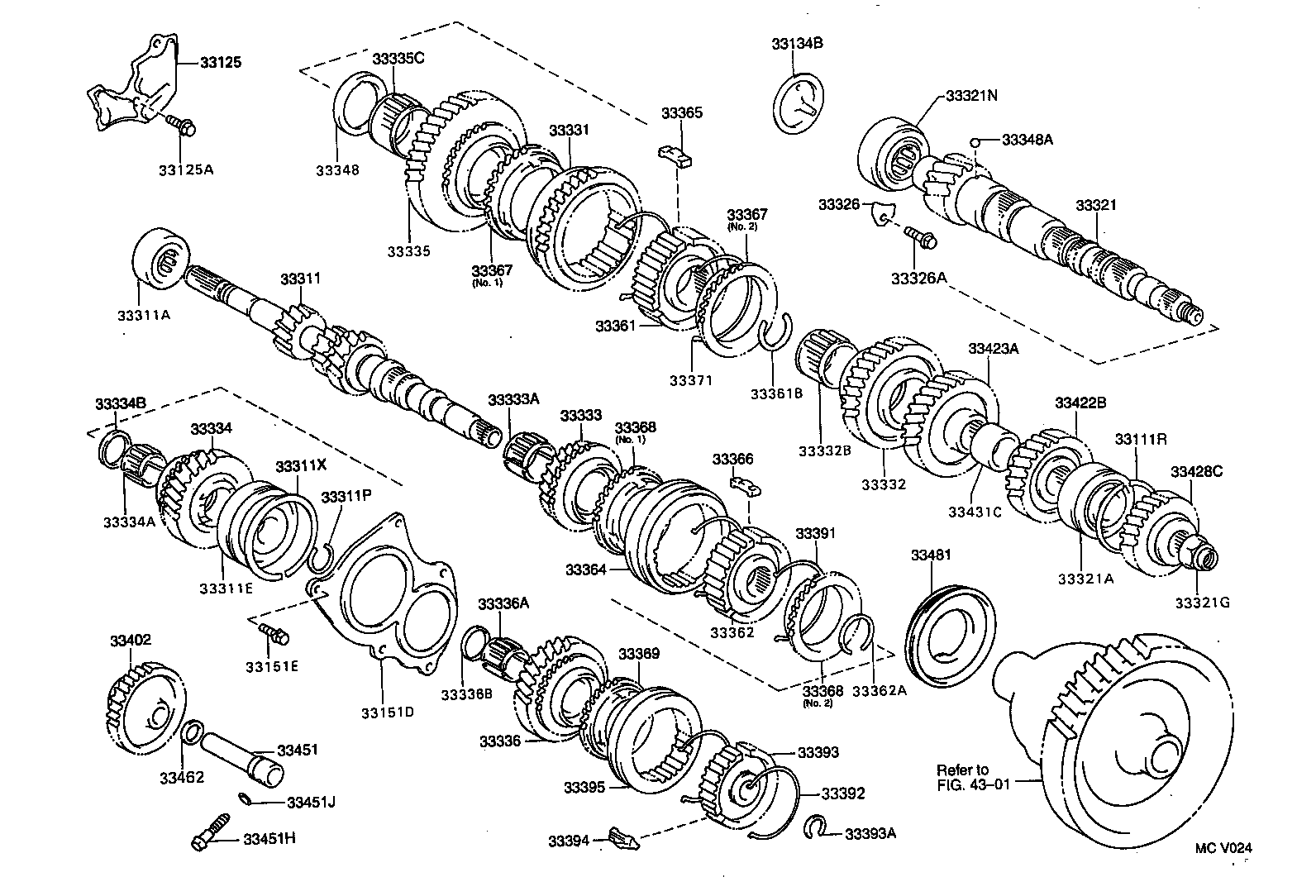 33321-10110 SHAFT, OUTPUT product image