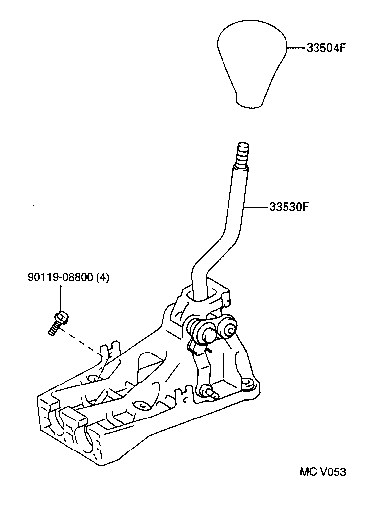 33502-10160 PLATE SUB-ASSY, SHIFT LEVER product image