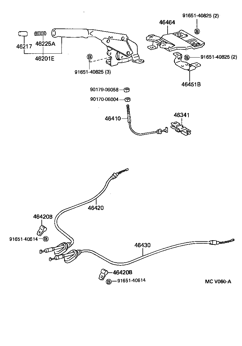 46243-10041-C0 COVER, PARKING BRAKE LEVER product image