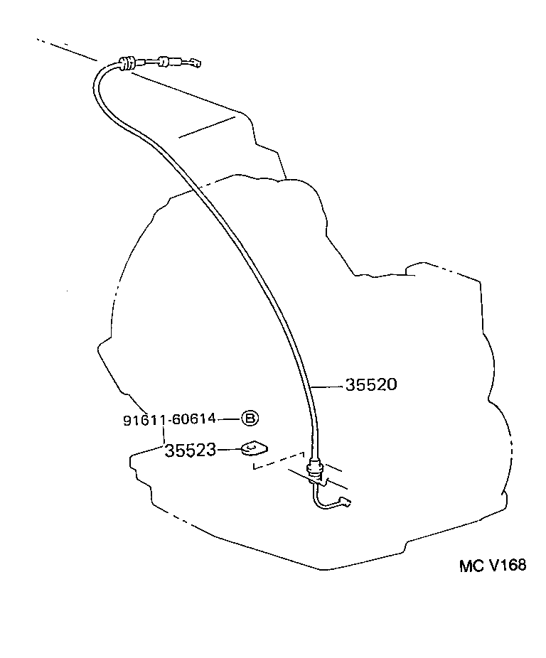 35520-16150 CABLE ASSY, THROTTLE product image