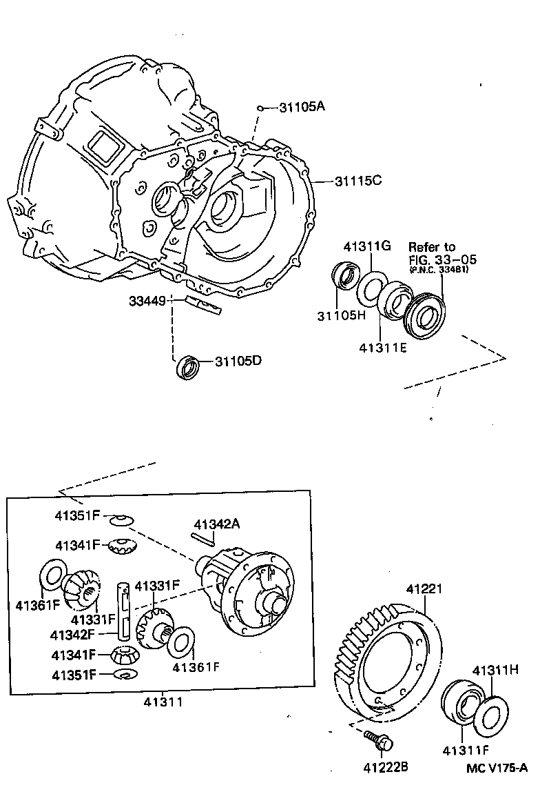 90366-38014 BEARING, TAPERED ROLLER (FOR FRONT DIFFERENTIAL CASE FRONT) product image
