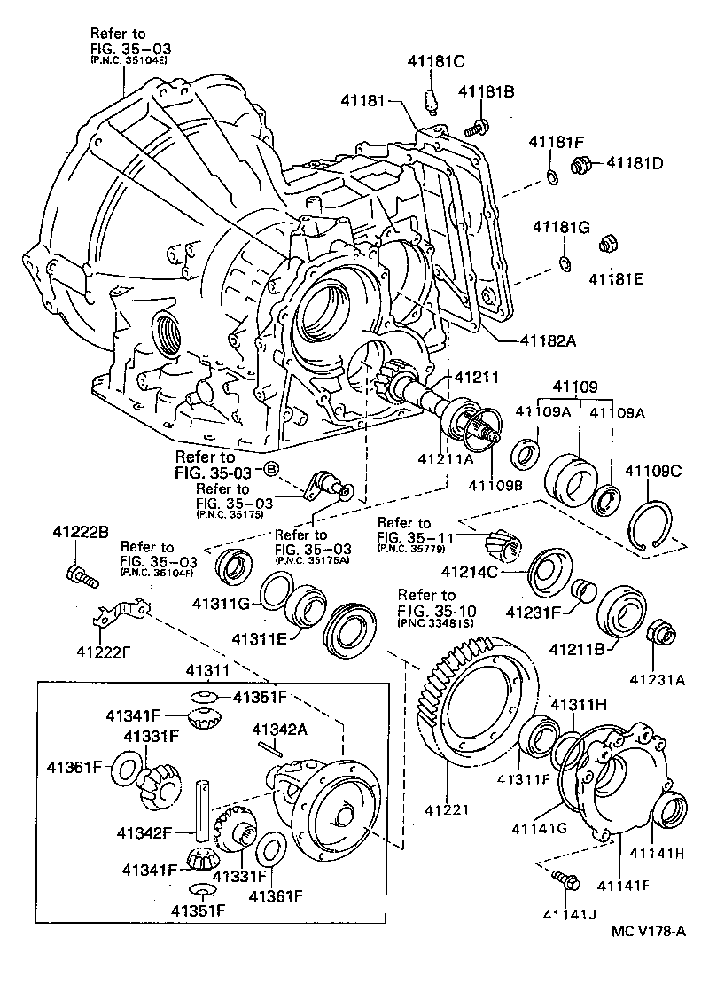 90366-38014 BEARING, TAPERED ROLLER (FOR FRONT DIFFERENTIAL CASE FRONT) product image