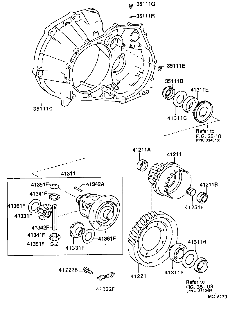 41221-10250 GEAR, FRONT DIFFERENTIAL RING product image