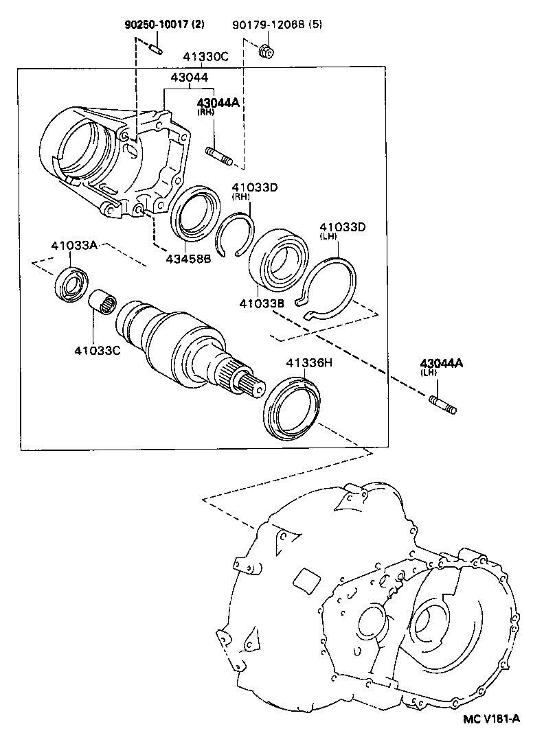 41221-10250 GEAR, FRONT DIFFERENTIAL RING product image