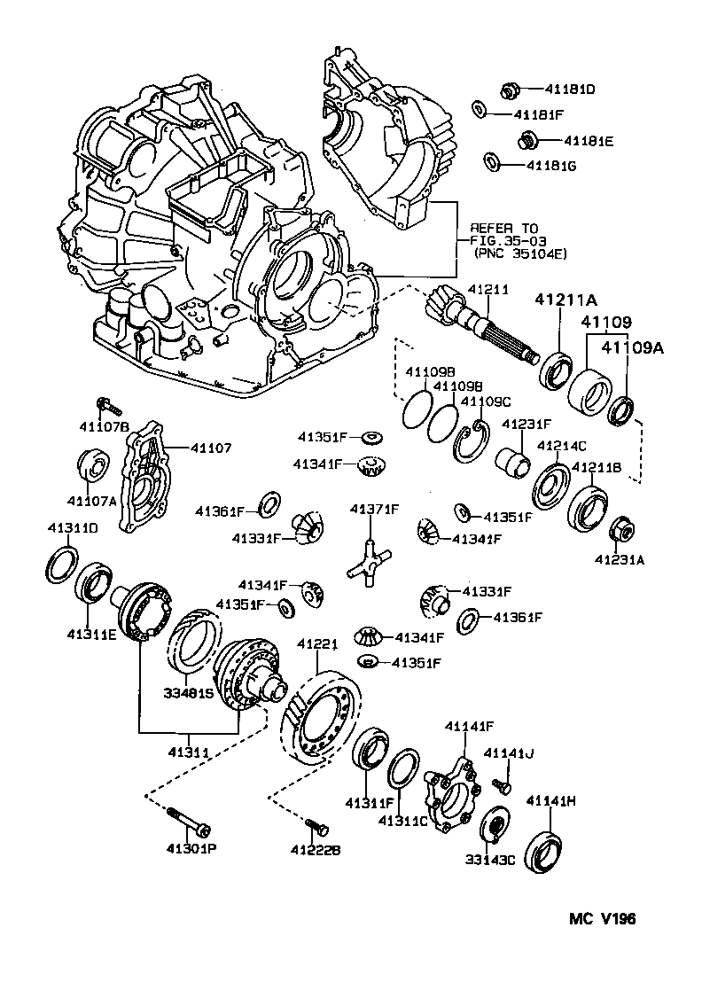 33143-33010 BAFFLE, FRONT DIFFERENTIAL OIL product image