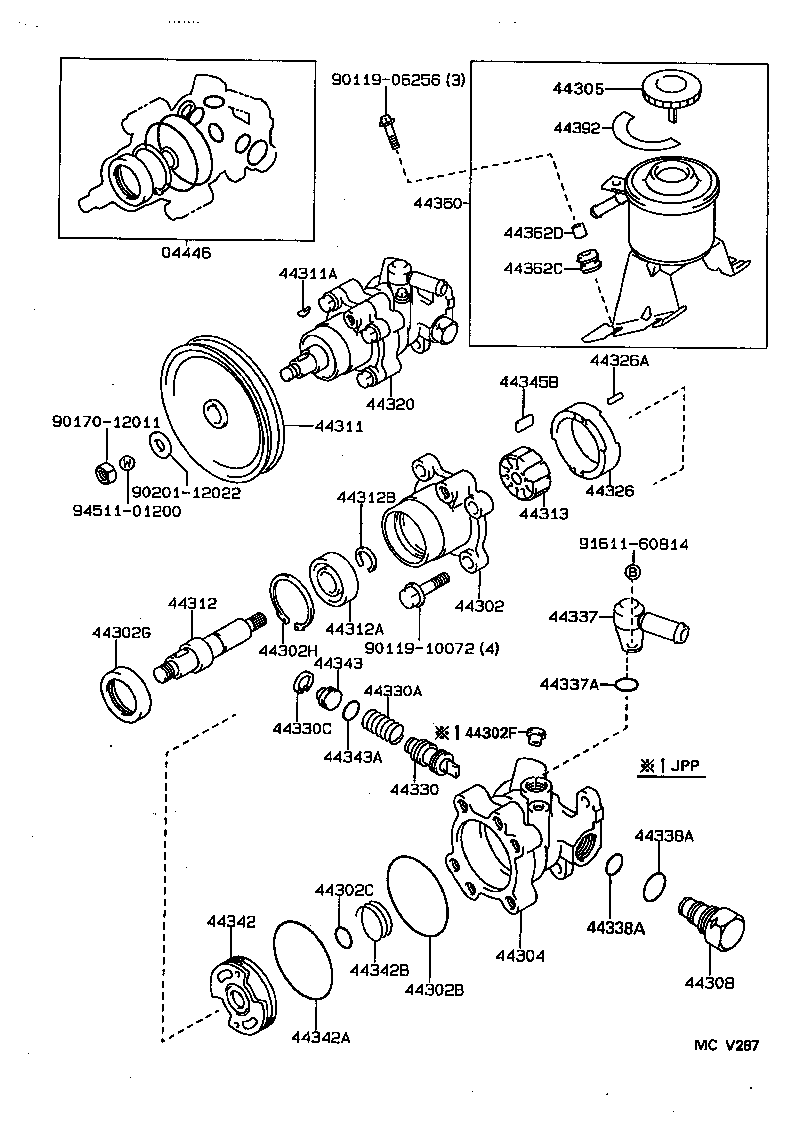 44320-35280 PUMP ASSY, VANE product image