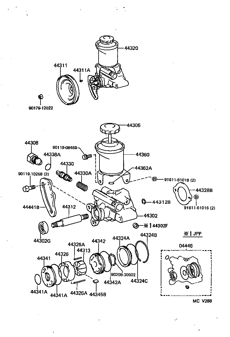 44320-35280 PUMP ASSY, VANE product image