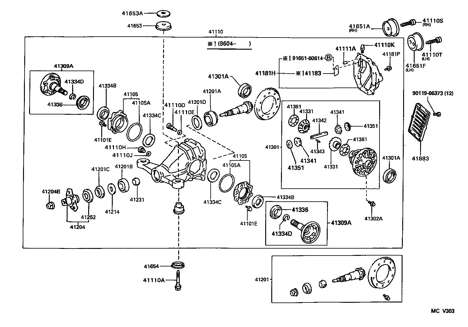 90105-12218 BOLT, NO.1 (FOR REAR DIFFERENTIAL CARRIER SET) product image