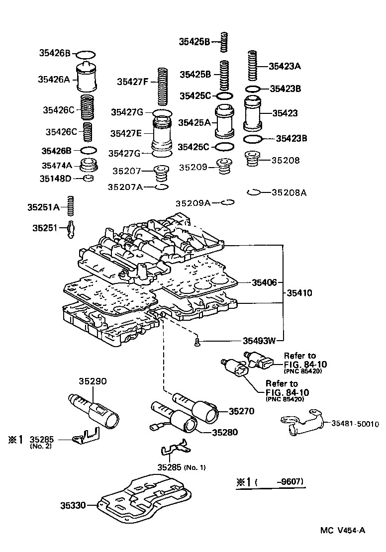 Toyota 35285-30040 PLATE, SOLENOID LOCK