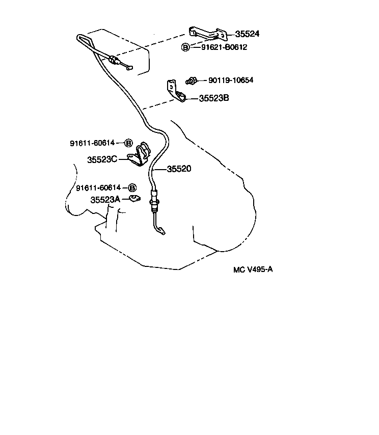 35520-32150 CABLE ASSY, THROTTLE product image