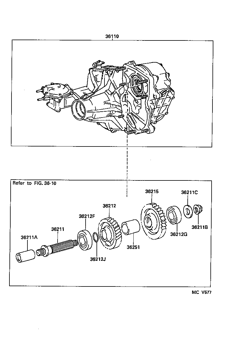 36110-6B060 TRANSFER ASSY product image