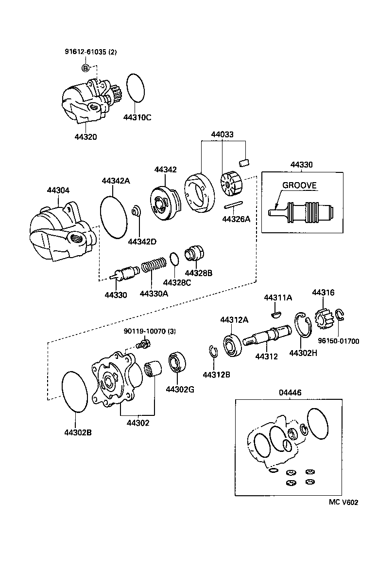 44033-36060 ROTOR SUB-ASSY, W/CAM & VANE product image