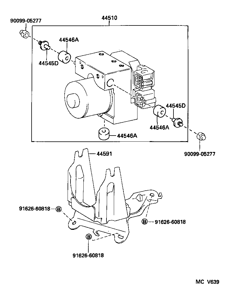 47311-28241 TUBE, FRONT BRAKE, NO.1 product image