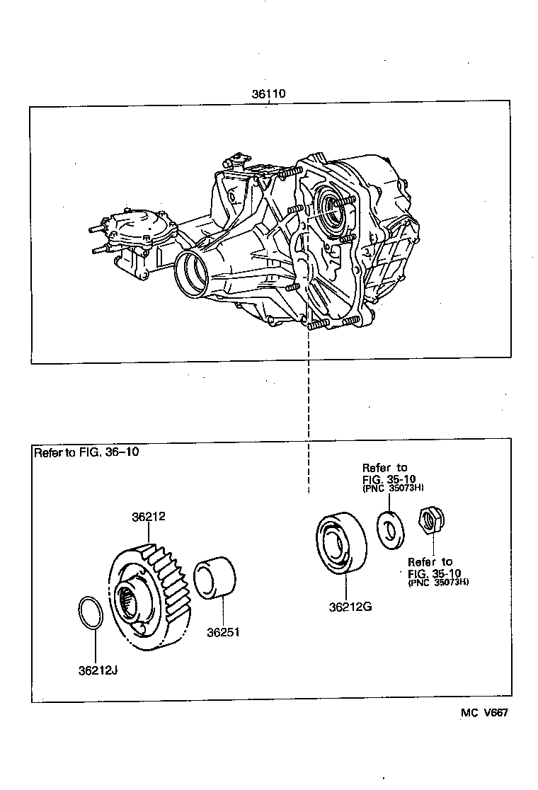 36110-6B020 TRANSFER ASSY product image