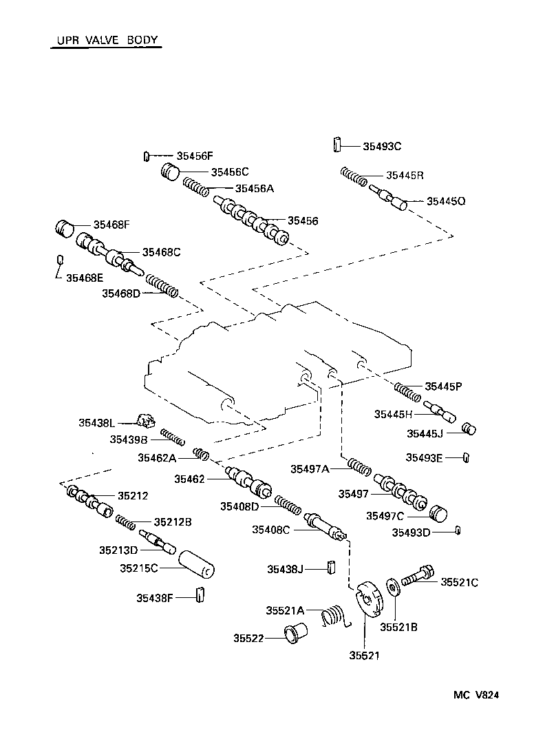 35410-30770 BODY ASSY, TRANSMISSION VALVE product image