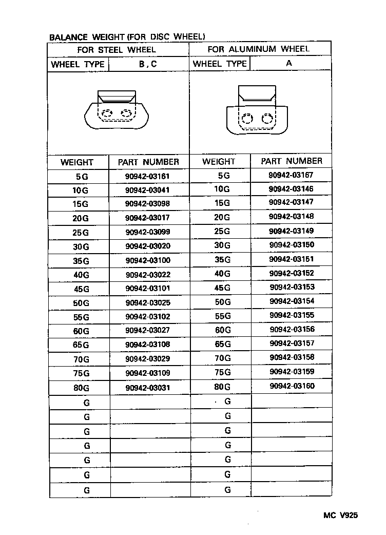 42611-13080-01 WHEEL, DISC product image