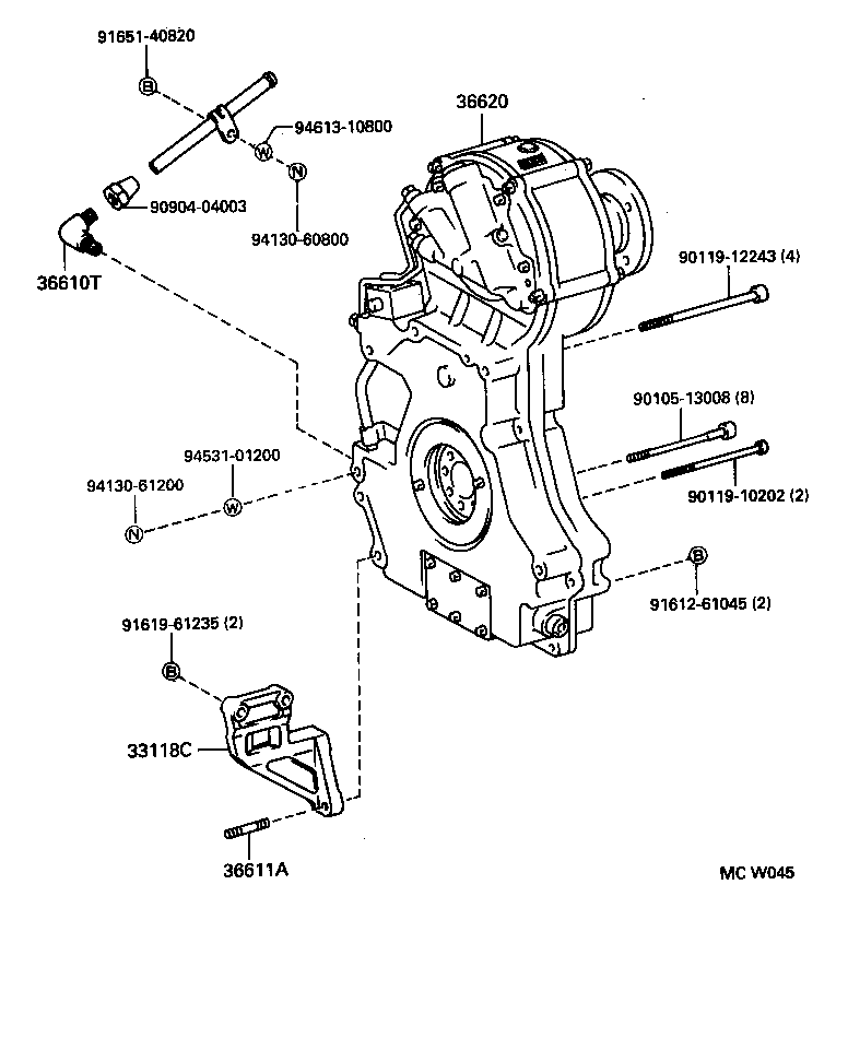 36711-37030 GEAR, POWER TAKE-OFF INPUT product image