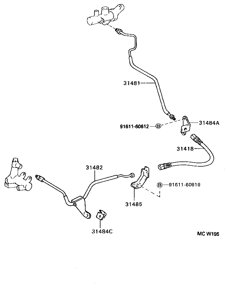 31301-33030 PEDAL SUB-ASSY, CLUTCH product image