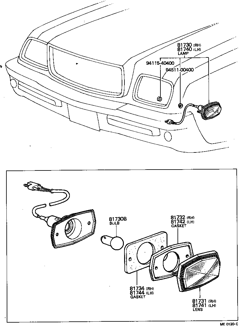 81730-49026 LAMP ASSY, SIDE TURN SIGNAL, RH product image