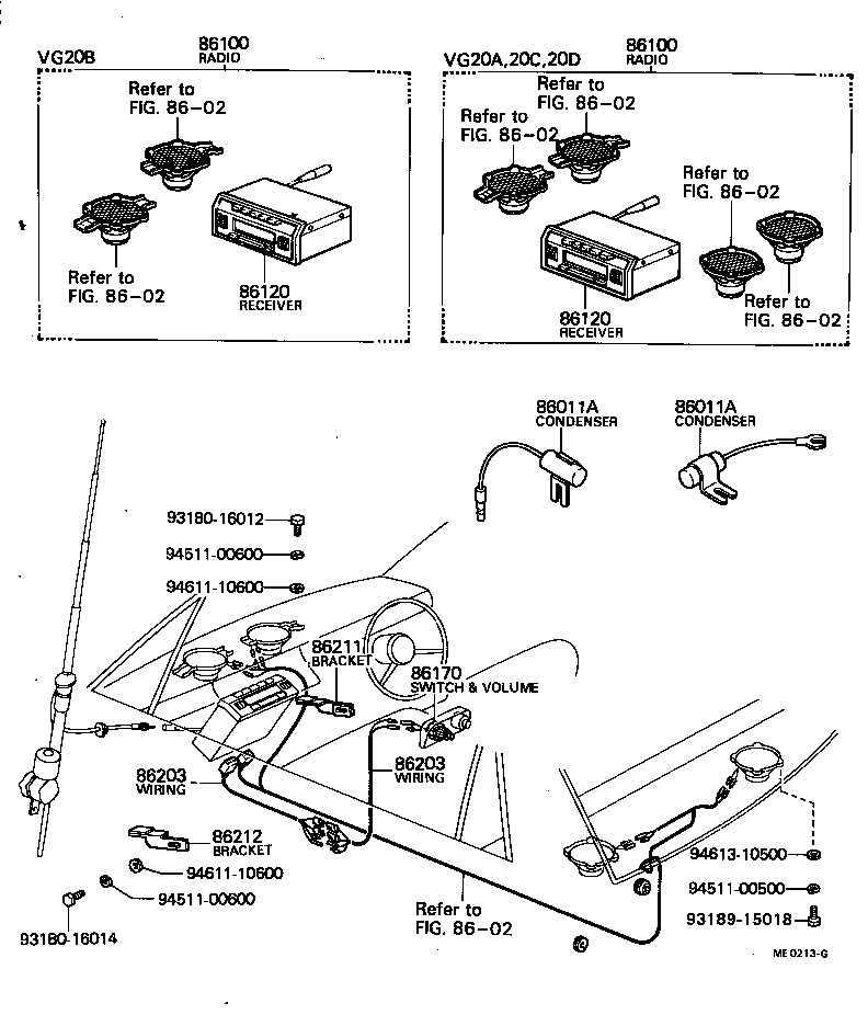 84780-40020 SWITCH AND VOLUME ASSY, RADIO product image