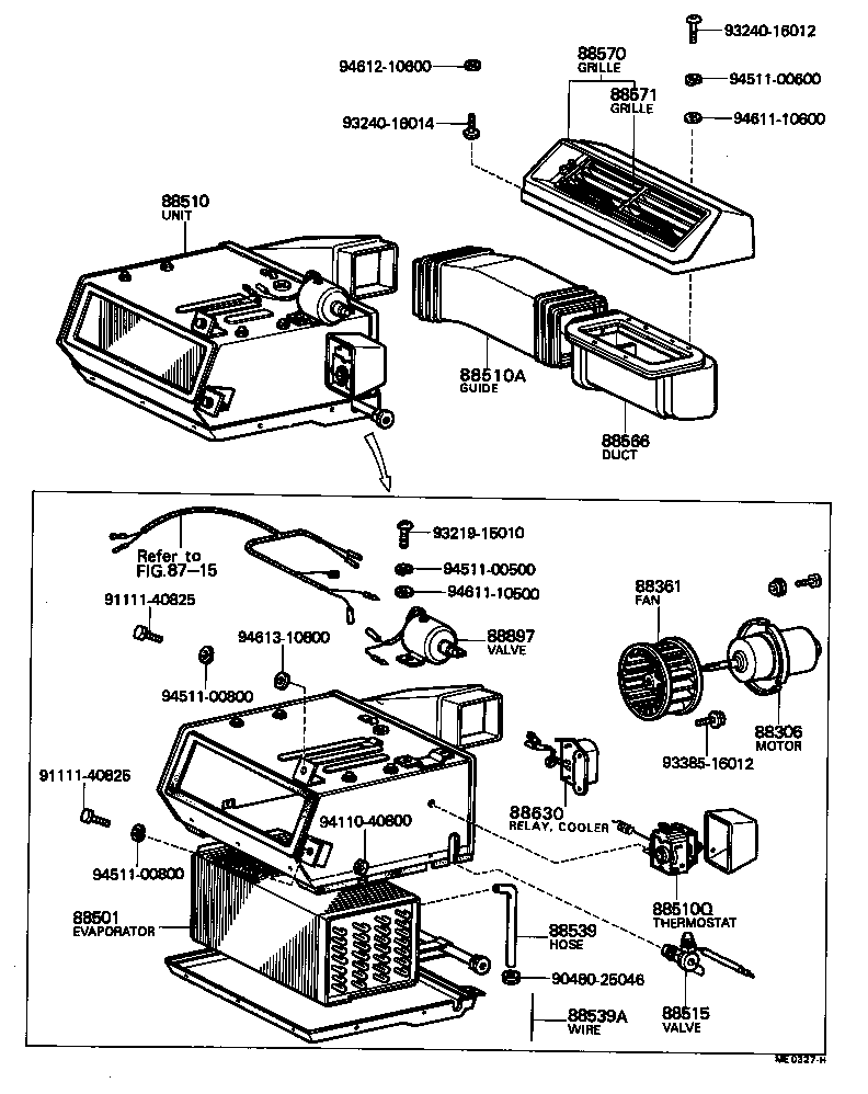 88515-40030 VALVE, COOLER EXPANSION product image