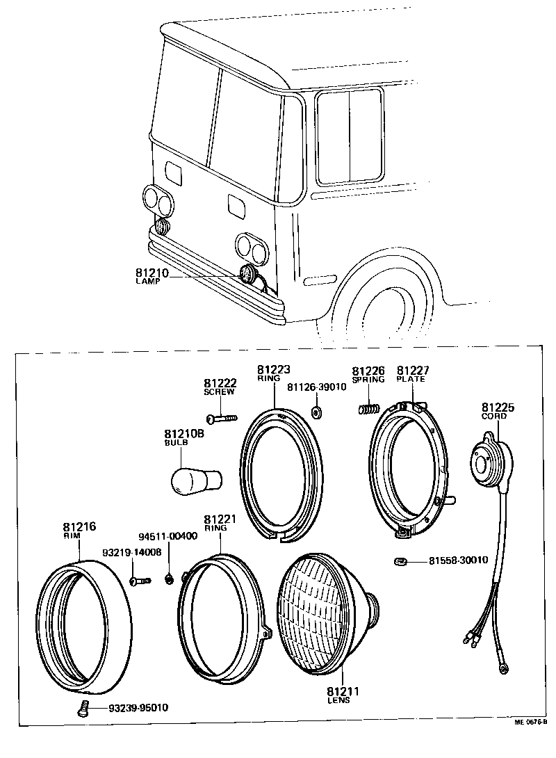 81210-55052 LAMP ASSY, FOG product image