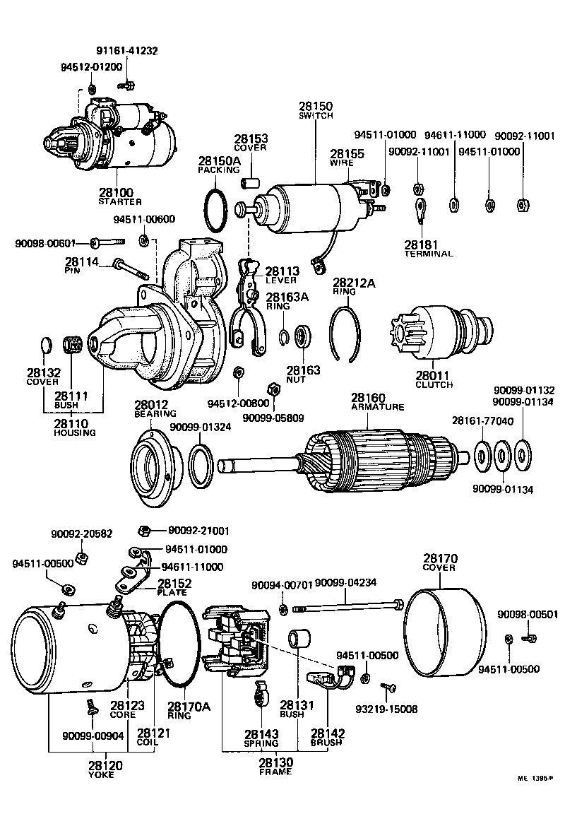 28114-76010 PIN, STARTER DRIVE LEVER SET product image