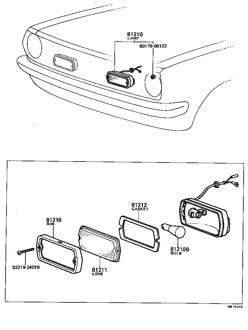 81220-19025 LAMP ASSY, FOG product image