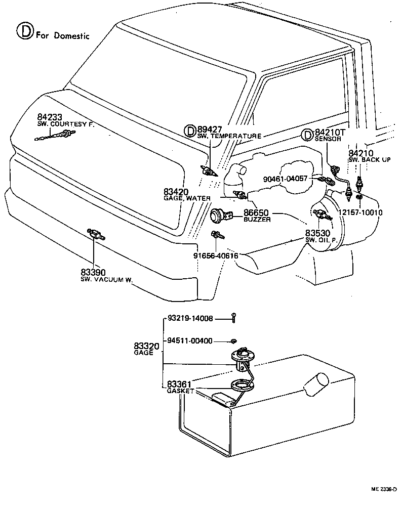 28610-46011 RELAY ASSY, GLOW PLUG product image