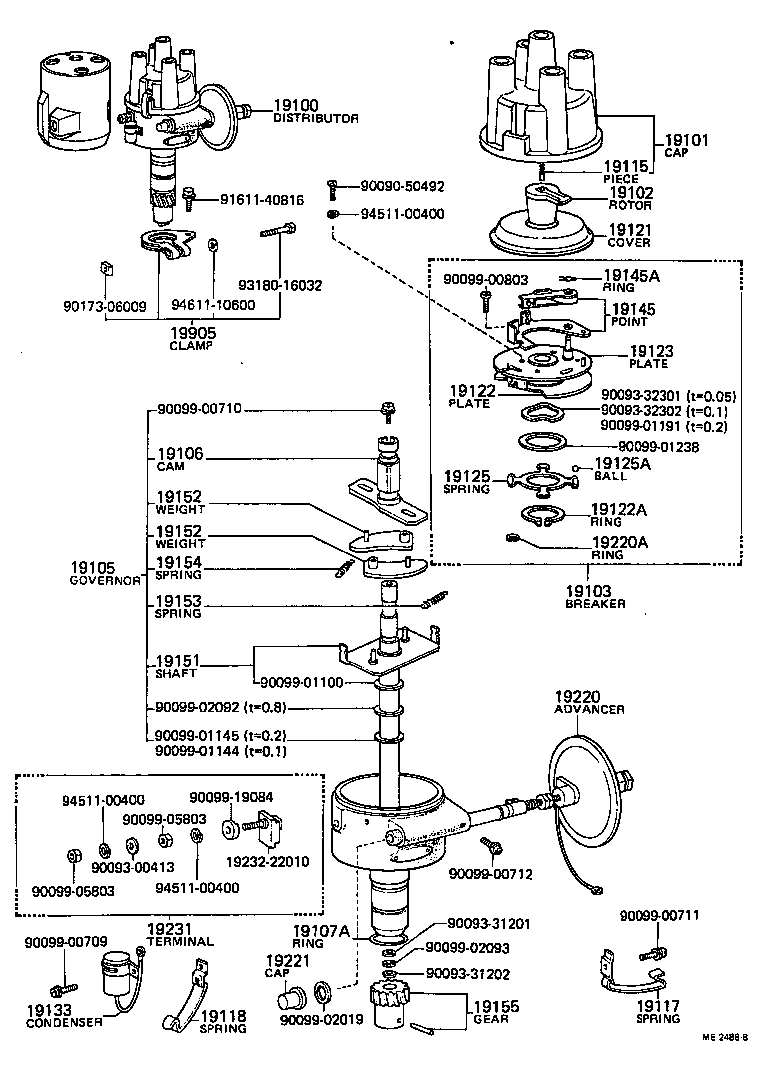 19100-31021 DISTRIBUTOR ASSY product image