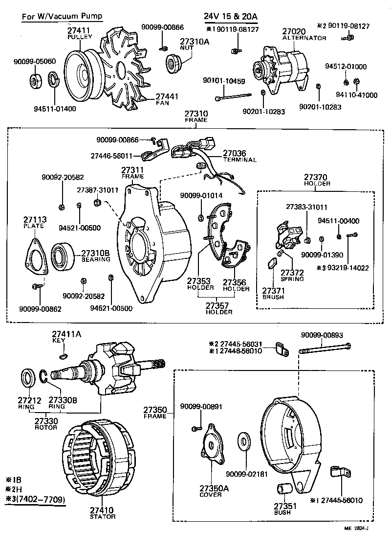 90099-02204 FELT(FOR ALTERNATOR DRIVE END FRAME) product image