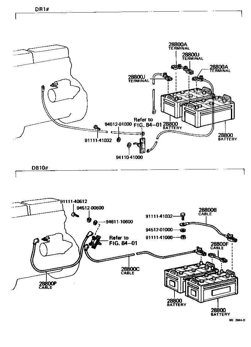 90982-02002 CABLE, BATTERY TO GROUND product image