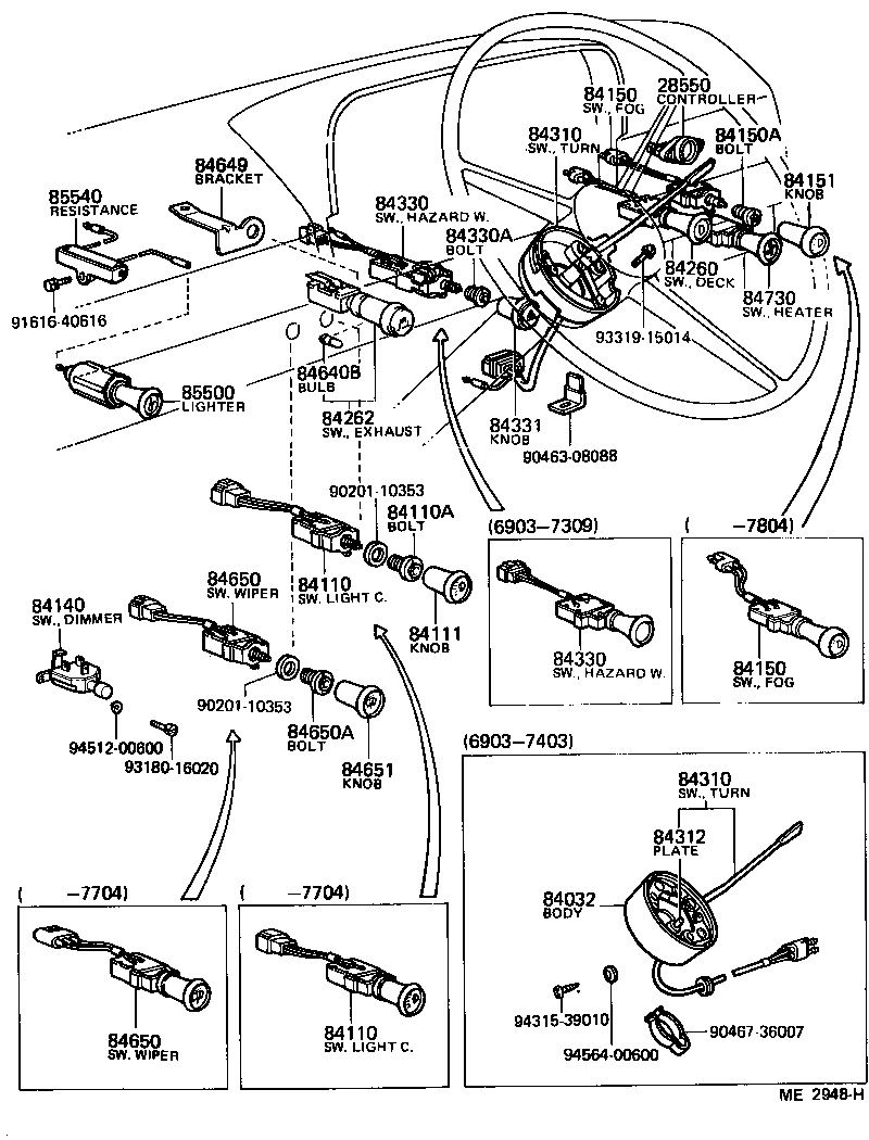 28550-47011 CONTROLLER ASSY, GLOW PLUG product image
