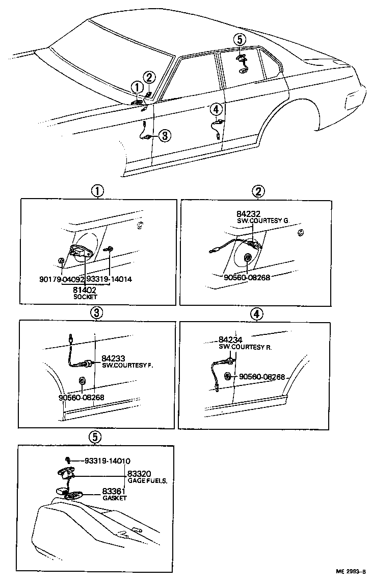 83320-19145 GAGE ASSY, FUEL SENDER product image