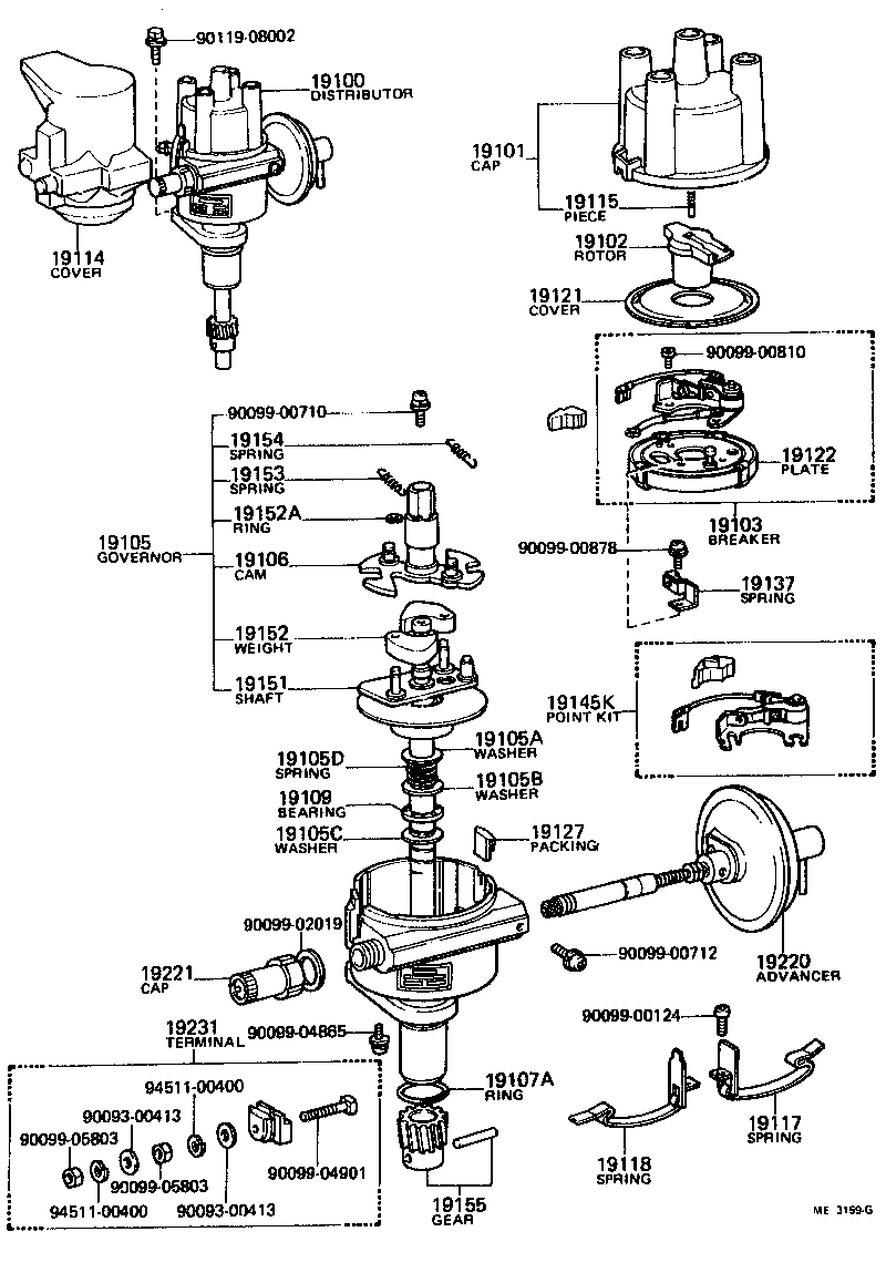 19114-38011 COVER, WATER PROOF(FOR DISTRIBUTOR) product image