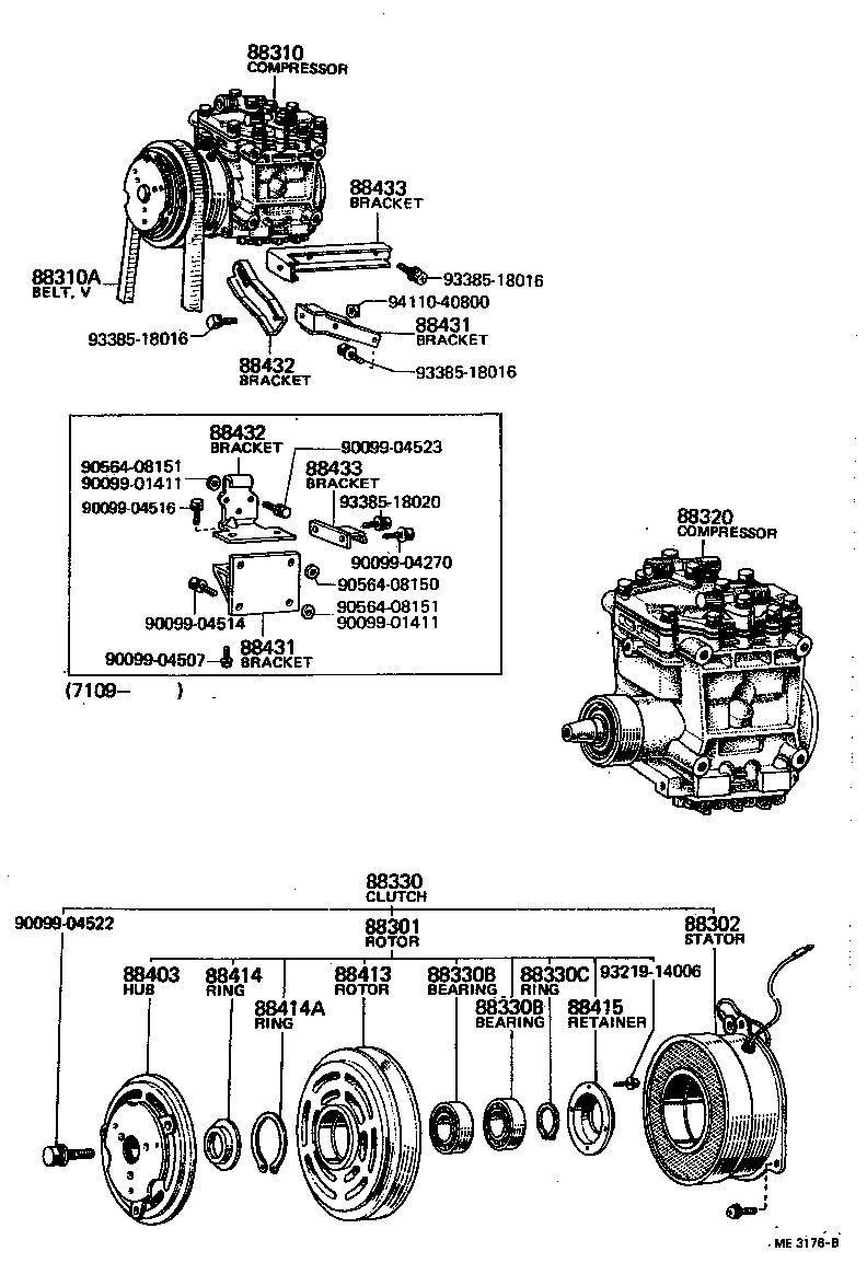 Toyota 88313-30251 SHOE, PISTON
