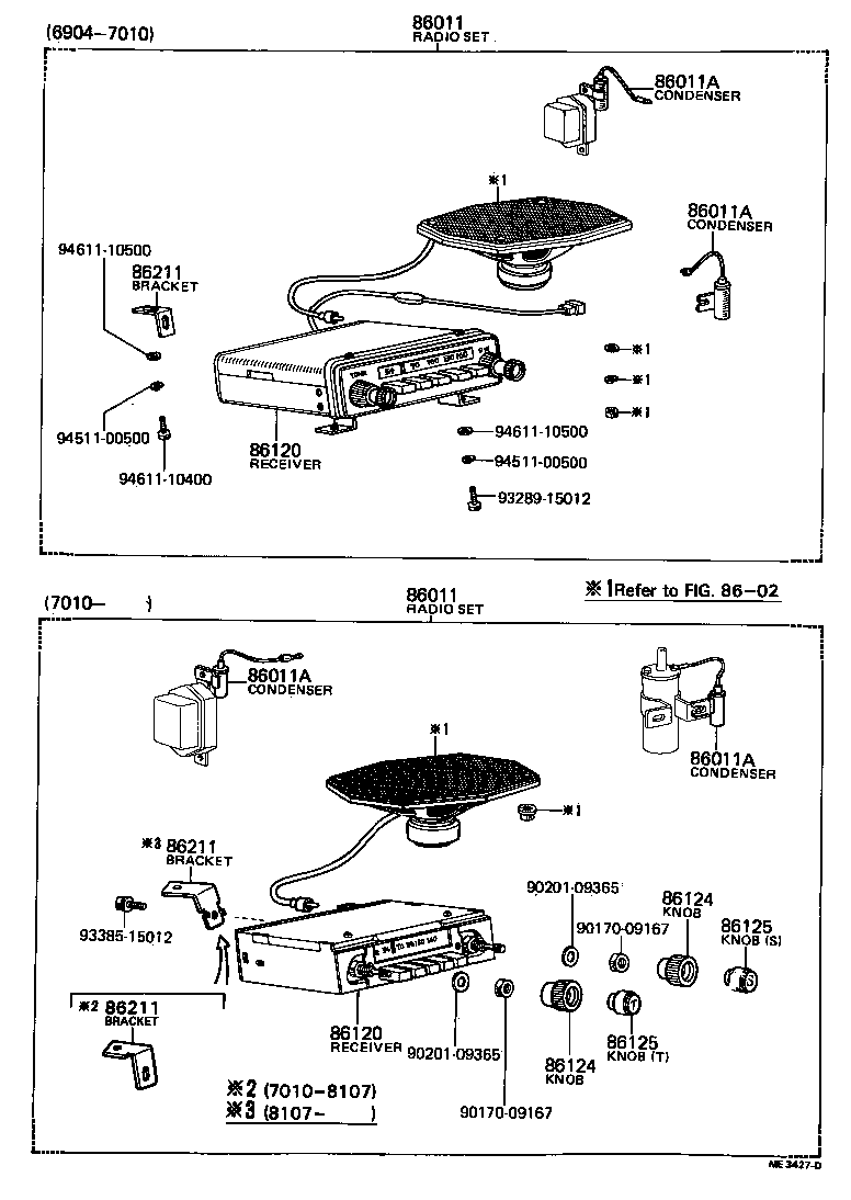 86101-12010 CORD SUB-ASSY, ANTENNA, NO.1 product image