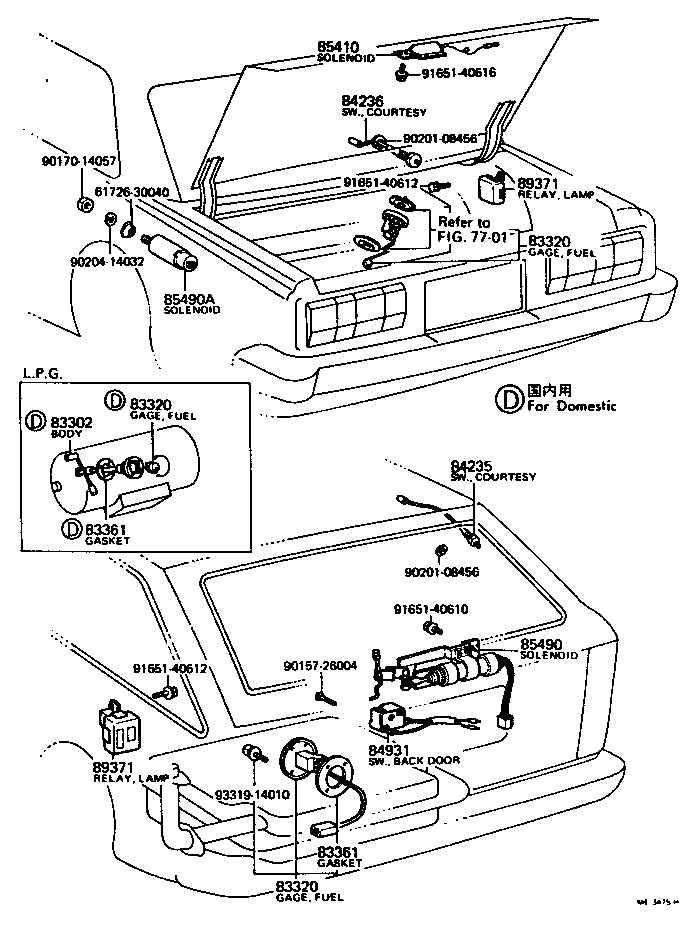 83320-39145 GAGE ASSY, FUEL SENDER product image