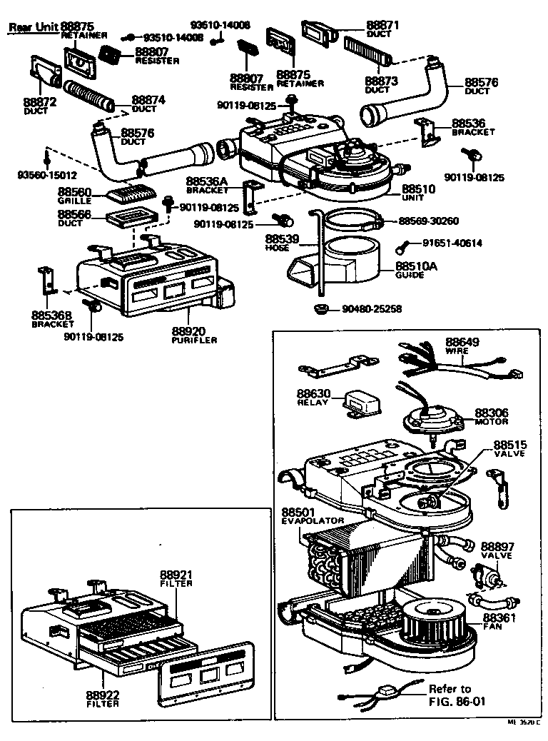 88515-30280 VALVE, COOLER EXPANSION product image
