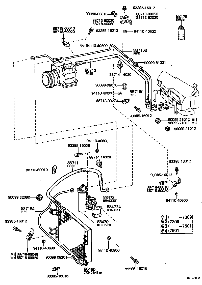 88472-60010 BRACKET, RECEIVER TANK, NO.2 product image