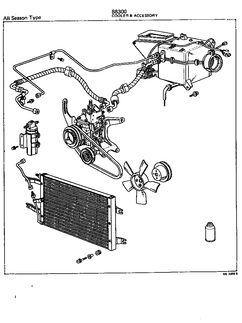 88300-12293 COOLER & ACCESSORY ASSY product image