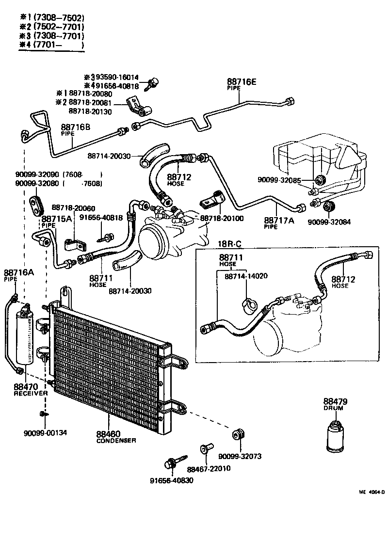 Toyota 88470-20040 RECEIVER & DRYER ASSY, COOLER