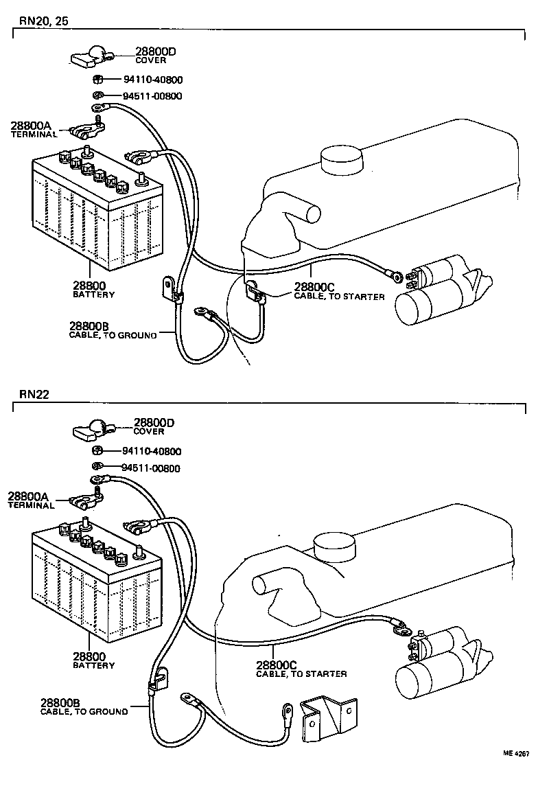 90982-02090 CABLE, BATTERY TO GROUND product image