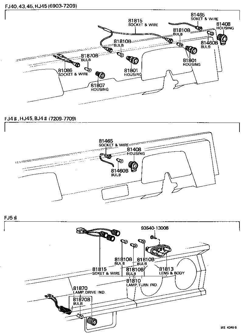 81850-60070 LAMP ASSY, INDICATOR product image